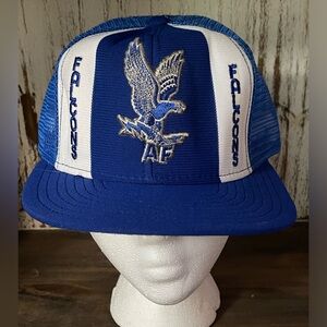 VTG  AJD Air Force Falcons Mesh Back Snapback Hat Trucker Cap